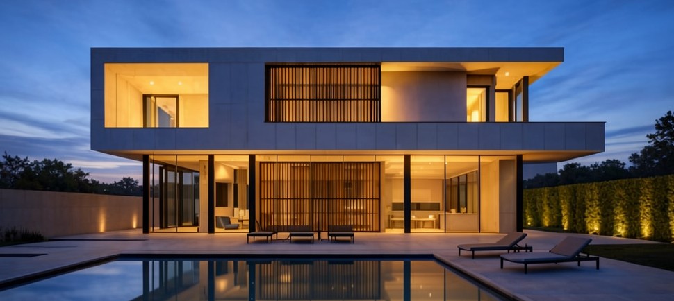 Modern Glass Pavilion